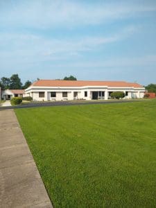 view of the building and grassy areas outside of Anabranch Recovery Center - Terre Haute Drug and Alcohol Addiction Treatment Center and Detox Services